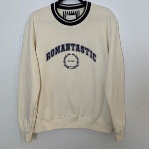 Ricky Singh Denim & Flower Mens Sweatshirt Size Medium Romantastic Graphic